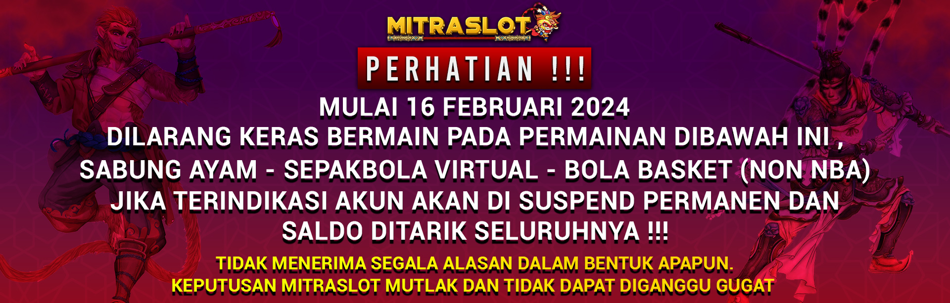 PERHATIAN!!!