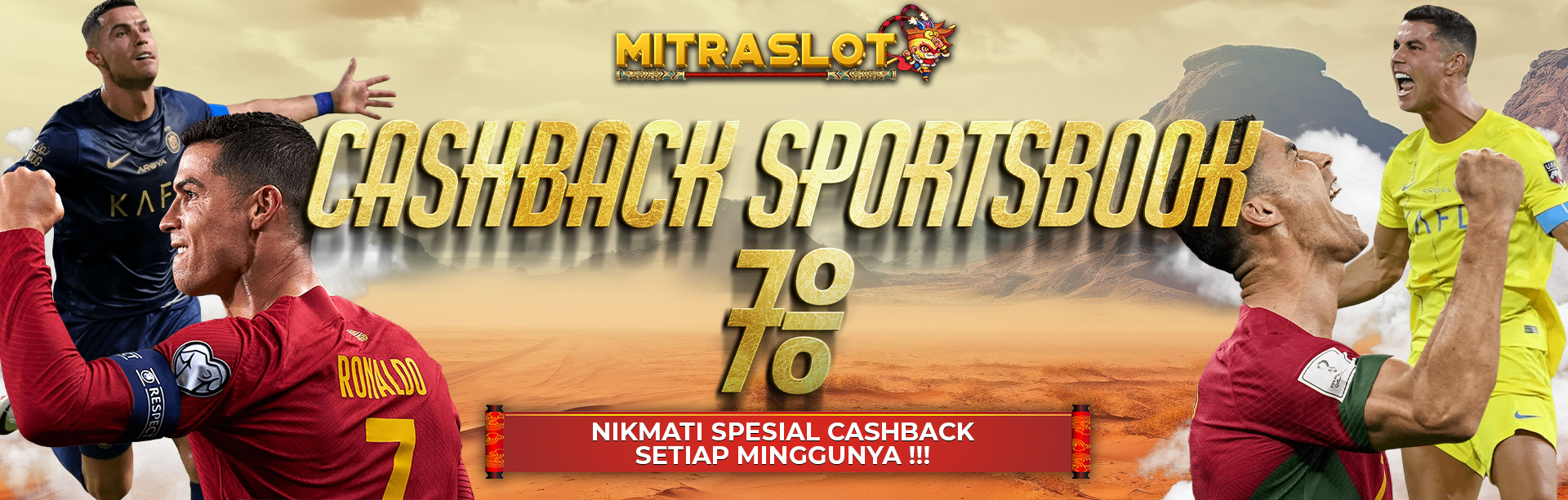 BONUS CASHBACK SPORTSBOOK 7%