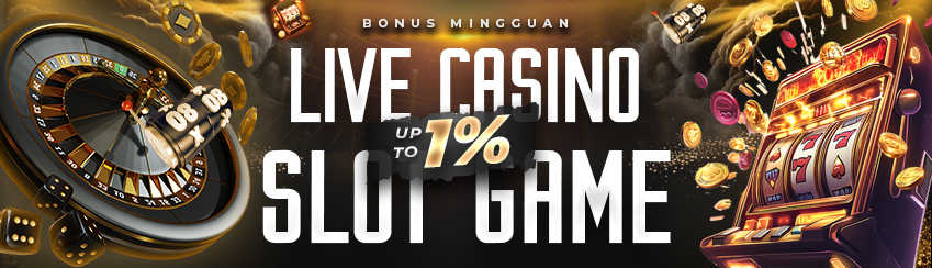 BONUS ROLLINGAN SLOT & LIVE CASINO 1%